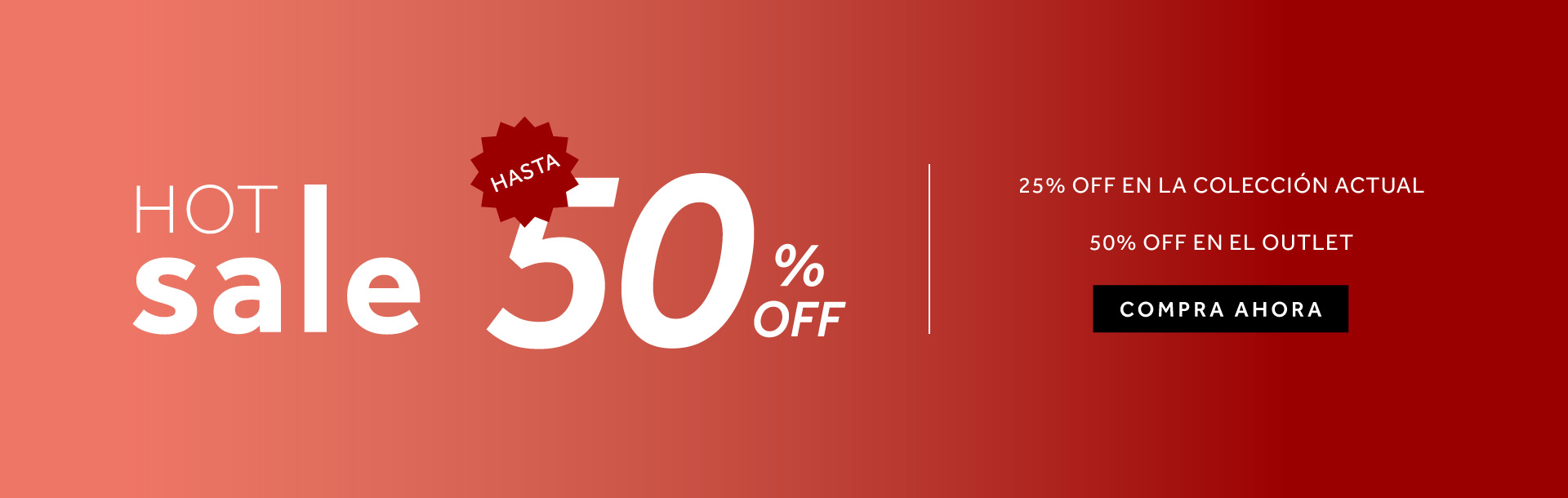 hot sale! hasta 50% de descuento