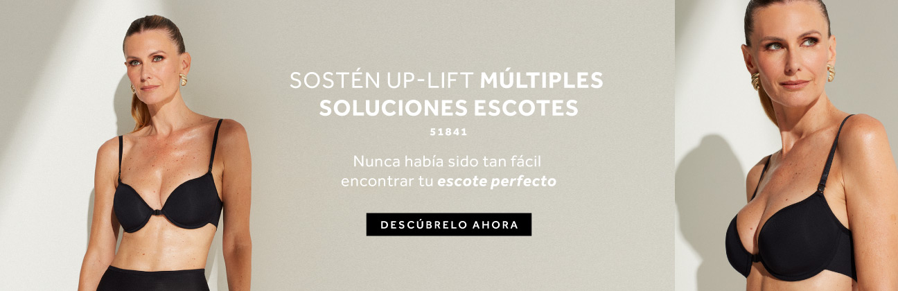 Sostén up-lift múltiples soluciones escotes