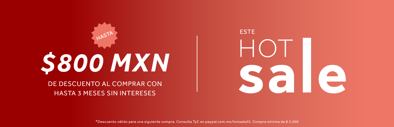 hot sale! hasta $800 MXN de descuento